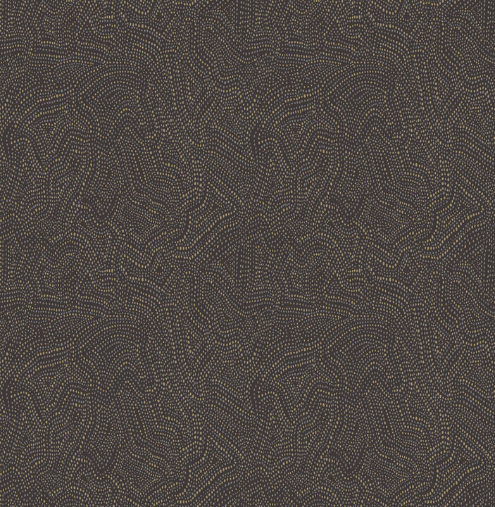 Hollenback Black Dotted Abstract Wallpaper