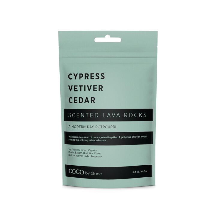 Scented Lava Rocks - Cypress, Vetiver, Cedar