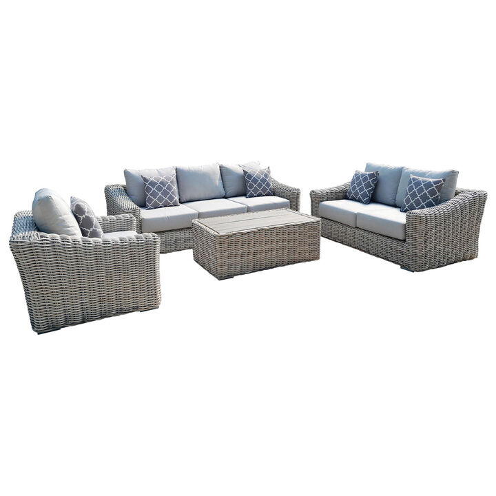 Teva Outdoor Patio Sectional Sofa Set