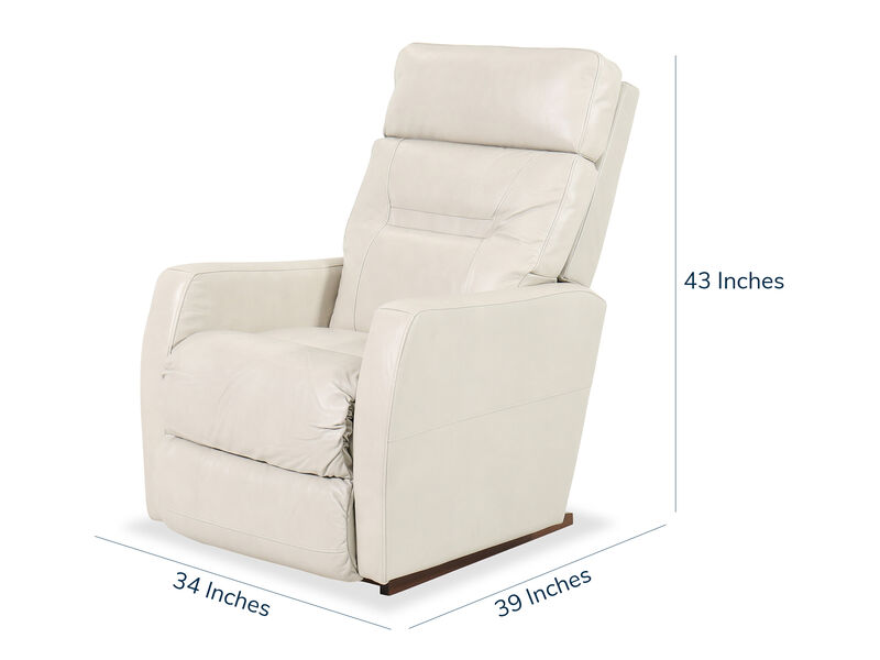 Lennon Ice Leather Rocker Recliner