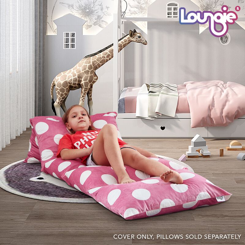 Loungie Floor Pillow Bed Cover 88"x26"