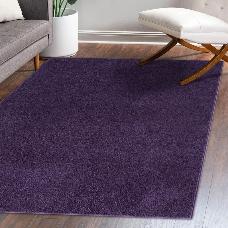 Haze Solid Low Pile Area Rug