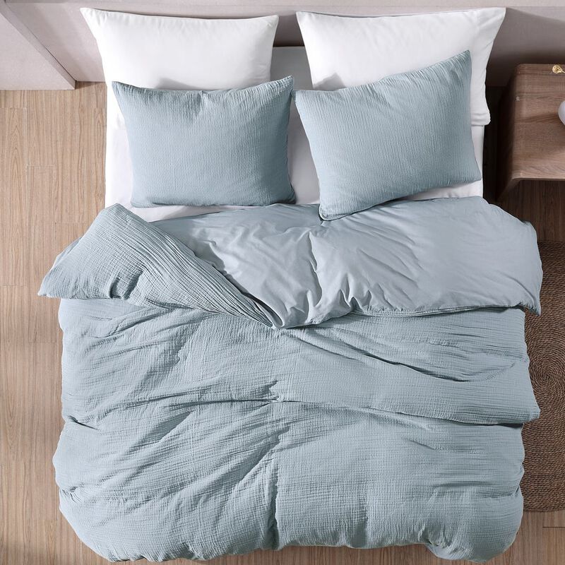 Cotton Gauze 4pc King Comforter Set image number 0