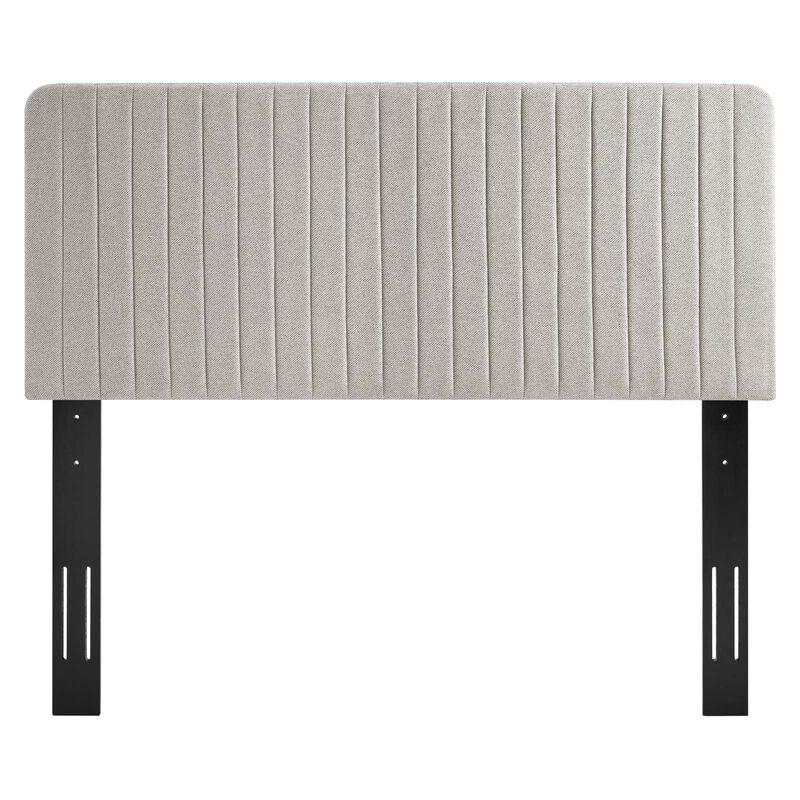 Modway - Milenna Channel Tufted Upholstered Fabric King/California King Headboard image number 3