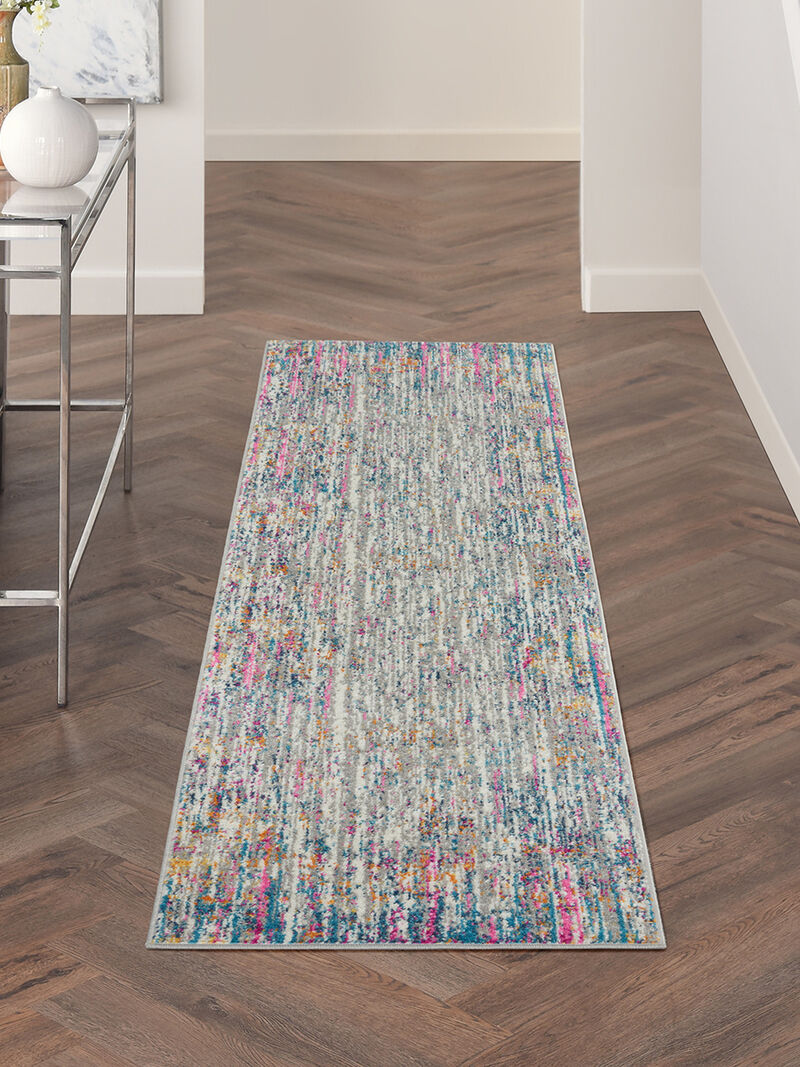 Passion PSN09 Ivory/Multicolor 2'2" x 7'6" Rug image number 6