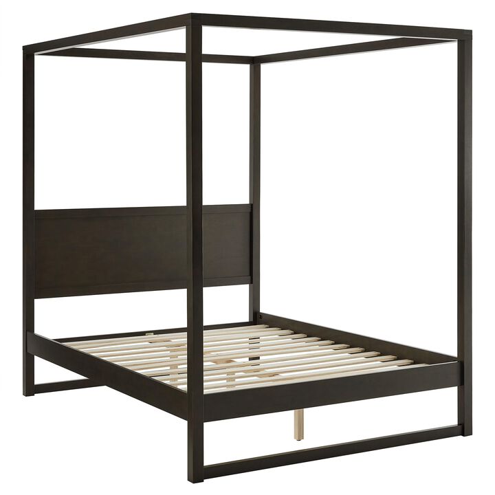 Modway Alva King Wood Canopy Platform Bed