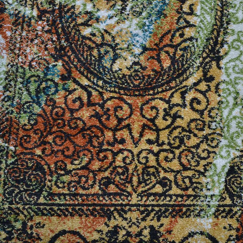 RUGSOTIC CARPETS MACHINE MADE HEATSET POLYPROPYLENE AREA RUGS  - Rectangle Shape, Contemporary Modern Design, Midium Pile Machine Made Area Rugs (M00050) image number 3