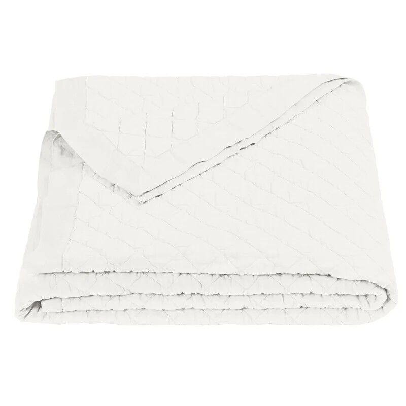 Diamond White Full/Queen Quilt Set image number 0