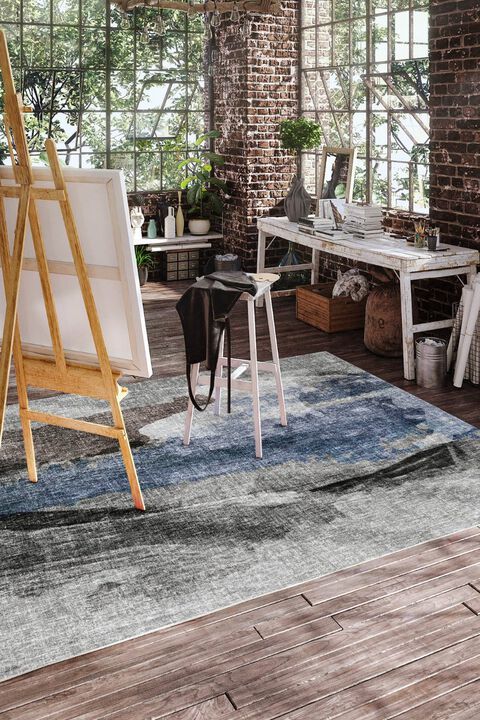 Boca BO6 Pewter 9' x 12' Rug