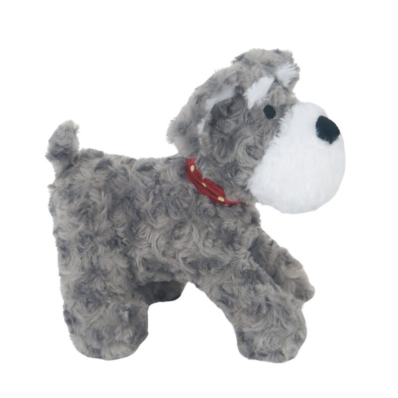 Bedtime Originals Plush Gray/White Dog Stuffed Animal - Whiskers