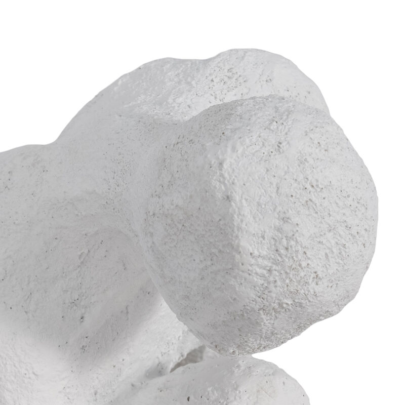 7" Contemplating Figure Rough Texture, White image number 5