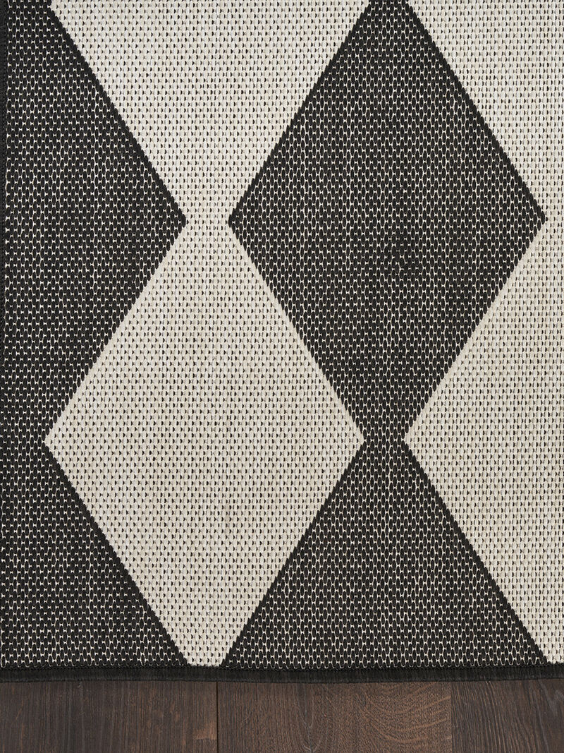 Positano POS04 Black 4' x 6' Rug