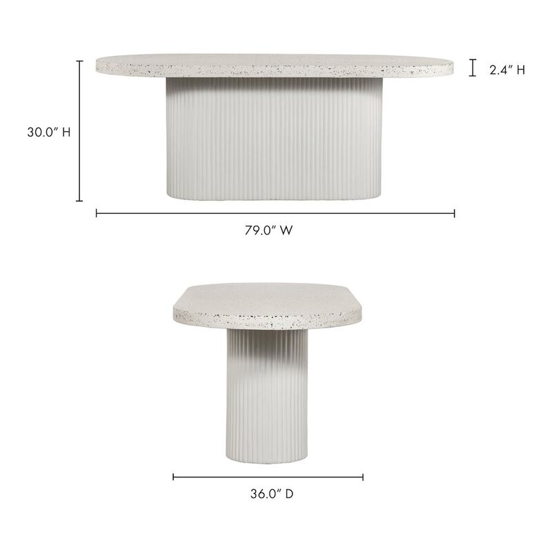Moe's Home Collection Lyon Outdoor Dining Table