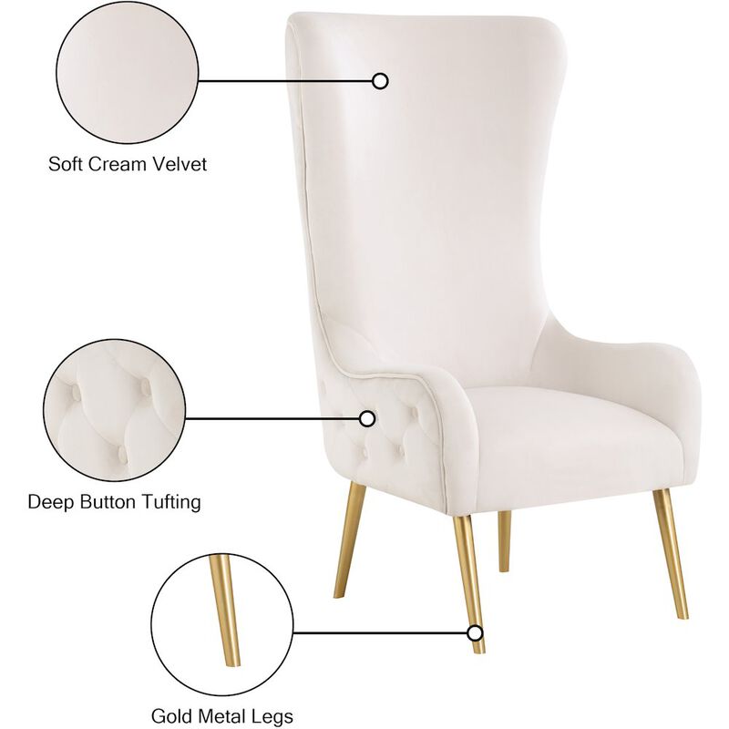 Meridian Furniture Alexander Velvet Accent Chair