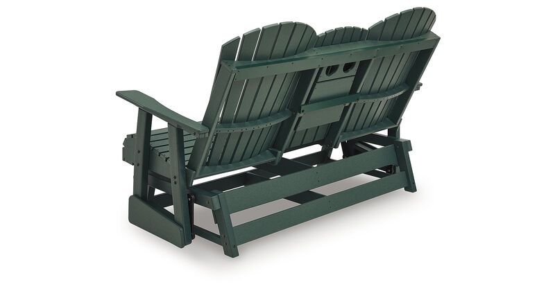 Hyland Wave Outdoor Loveseat Glider image number 6