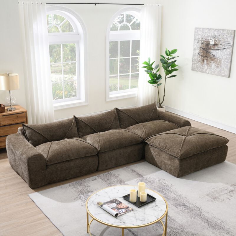 Neltaf Compressed Sectional Sofa image number 1