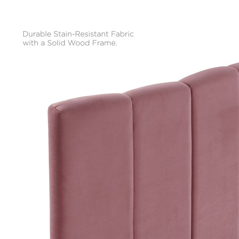 Modway - Camilla Channel Tufted King/California King Performance Velvet Headboard image number 4