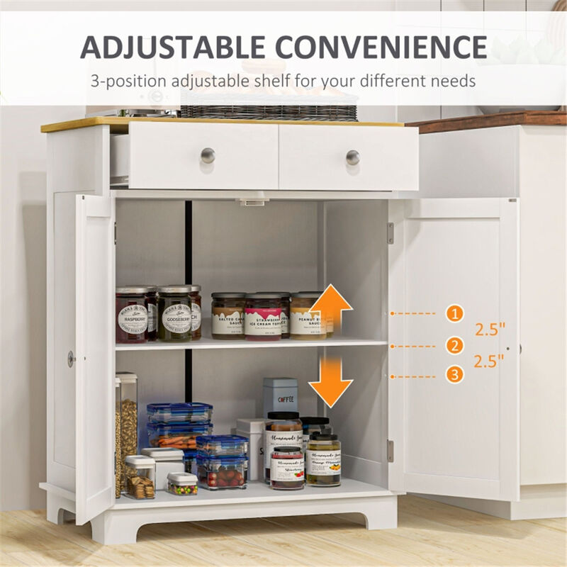 Multi-Purpose Storage Cabinet for Kitchen, Pantry, or Dining Room