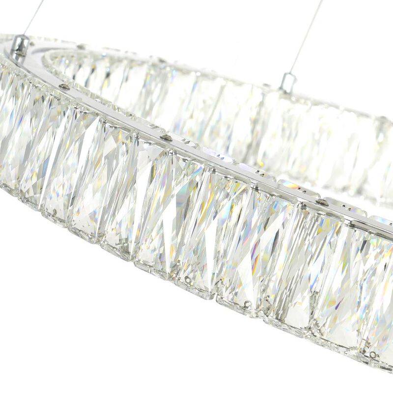 CWI Lighting Madeline LED Chandelier With Chrome Finish