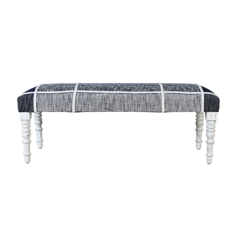 Easton Farmhouse Accent Bench image number 1