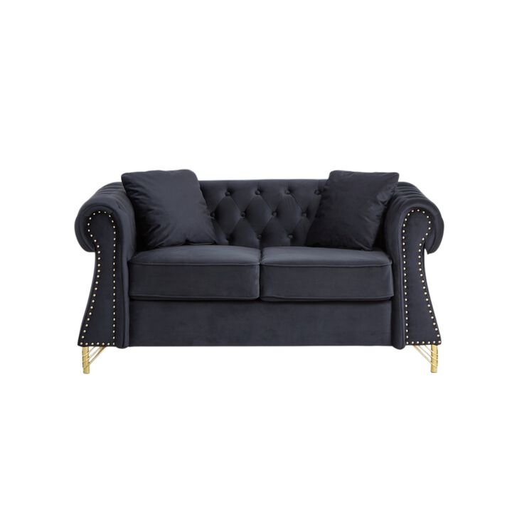 Blust 58.5" Chesterfield Loveseat