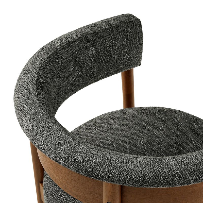 Clea Curved Upholstered Dining Chairs Set Of 2 image number 7