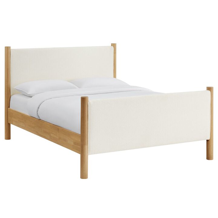 Maven Full Size Boucle Upholstered Platform Bed