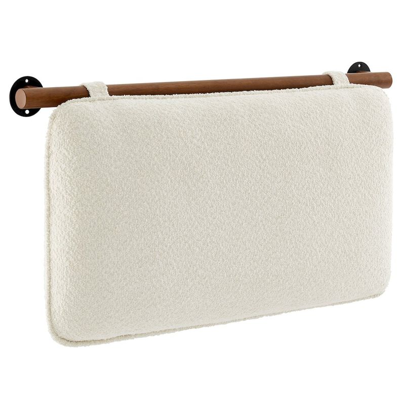 Anela Wall-Mounted Chenille Upholstered Twin Headboard image number 0