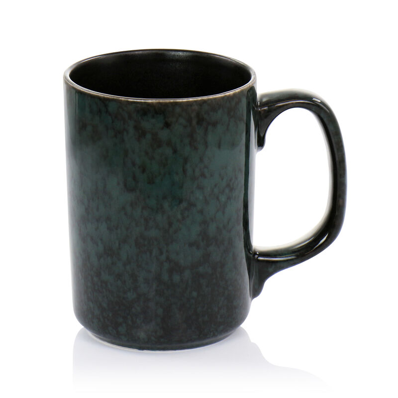 Mr. Coffee Mr. Sidewalk Blues 18oz 4 Piece Stoneware Mug Set in Assorted Colors