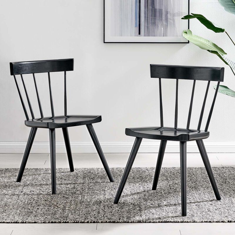 Sutter Wood Dining Side Chair Set of 2 image number 8