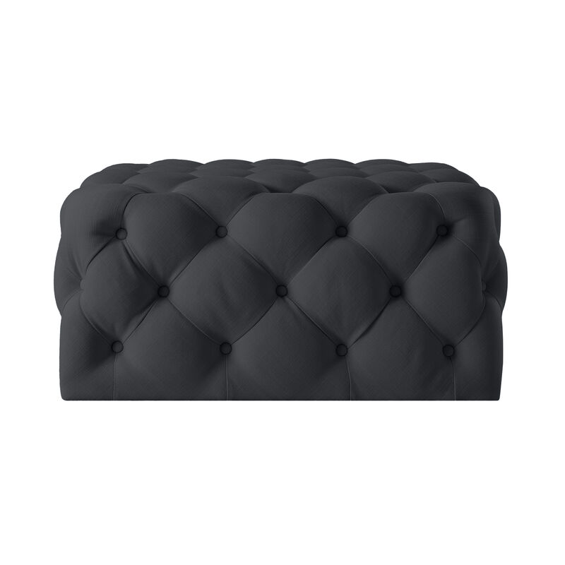 Inspired Home Brett Cocktail Ottoman