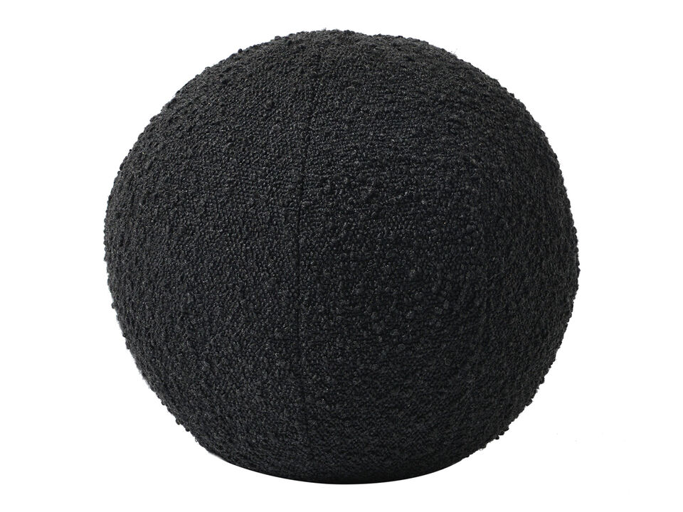 Jules 12-in Boucl&eacute; Round Pillow