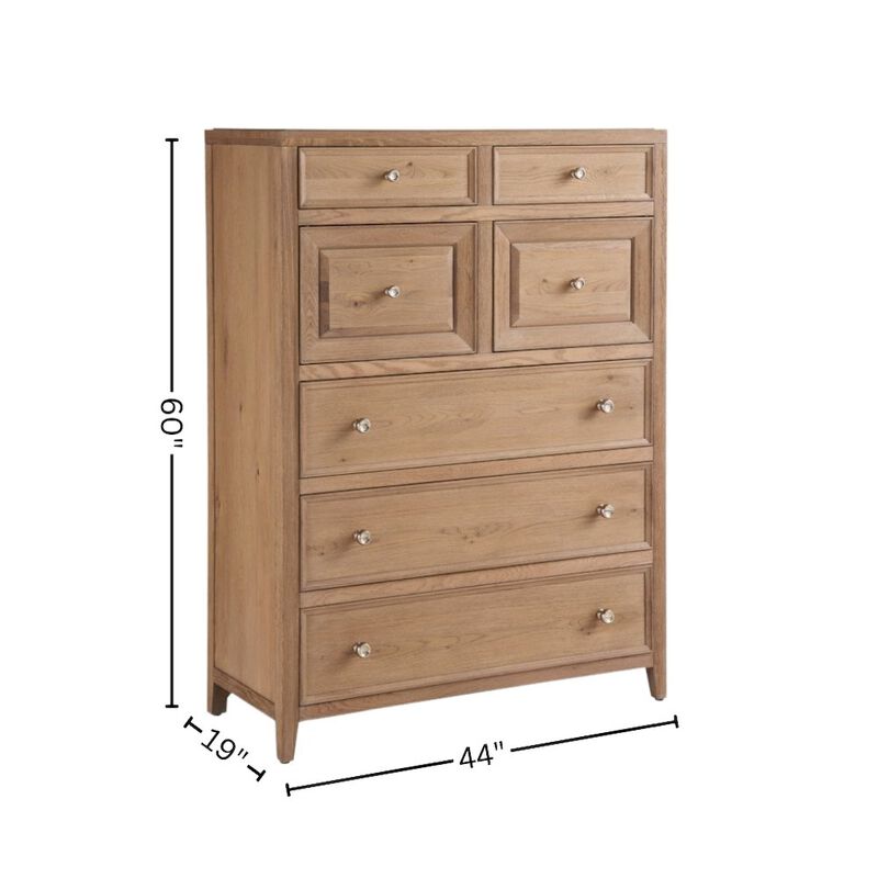 Starlight Canyon Home Beige Chest of Drawers with Doors and Drawers for Bedroom Furniture