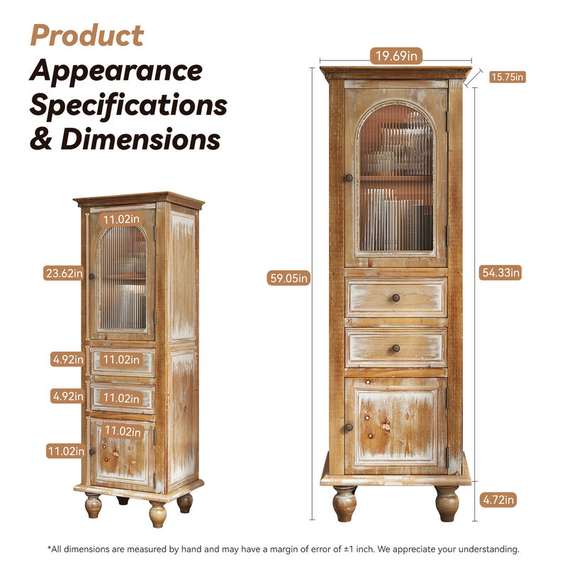 Vophex Narrow Storage Cabinet image number 7
