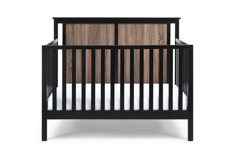 Suite Bebe Connelly 4-in-1 Convertible Crib Black/Vintage Walnut