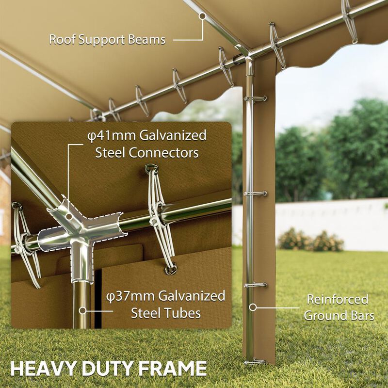 Hivvago 20x40 Event Canopy Tent with 12 Windows image number 3