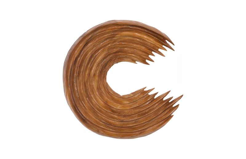 Swoop Natural Wood Small Wall Art image number 0