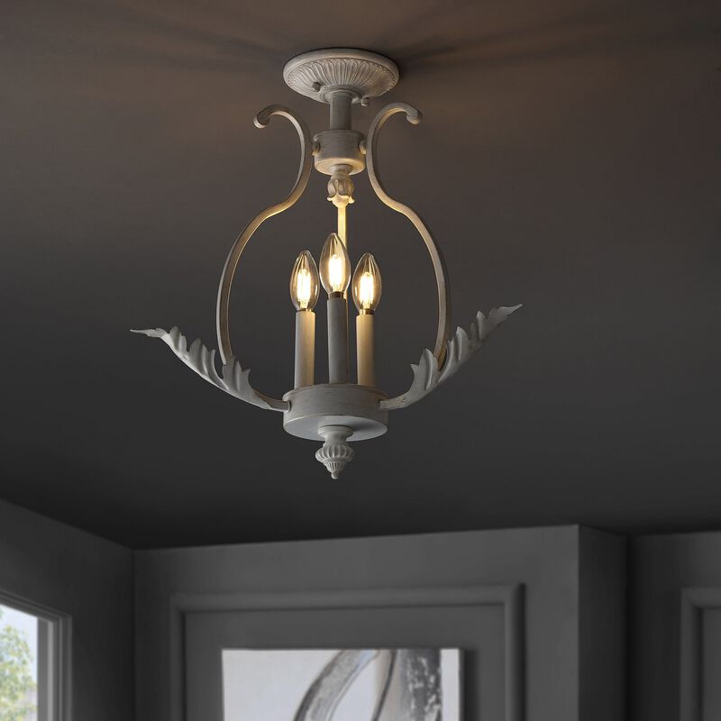 Austen Metal LED Semi-Flush Mount