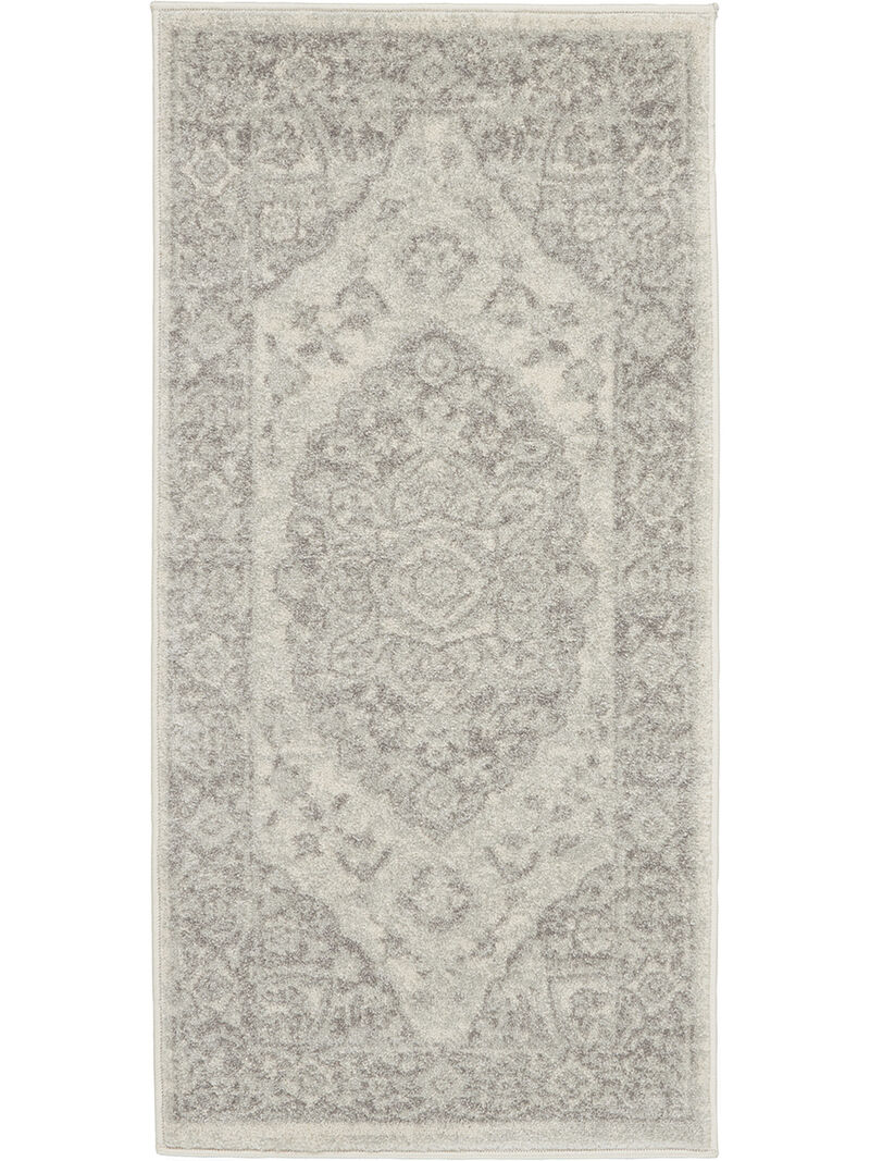 Tranquil TRA05 Ivory/Gray 2'3" x 7'3" Rug