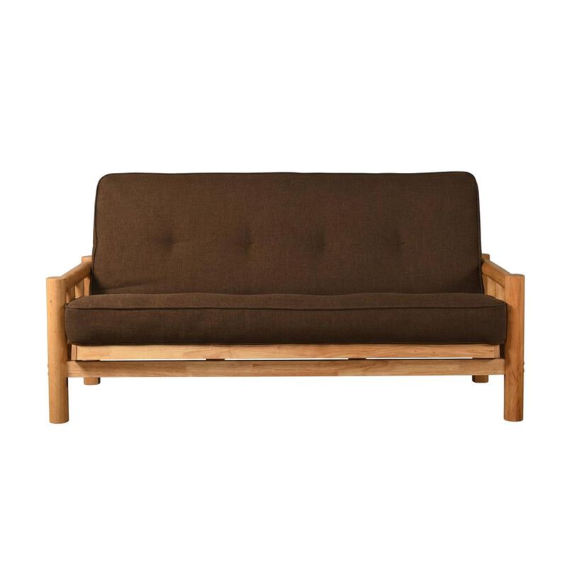 Lodge Frame-Natural Finish-Linen Cocoa Mattress image number 0