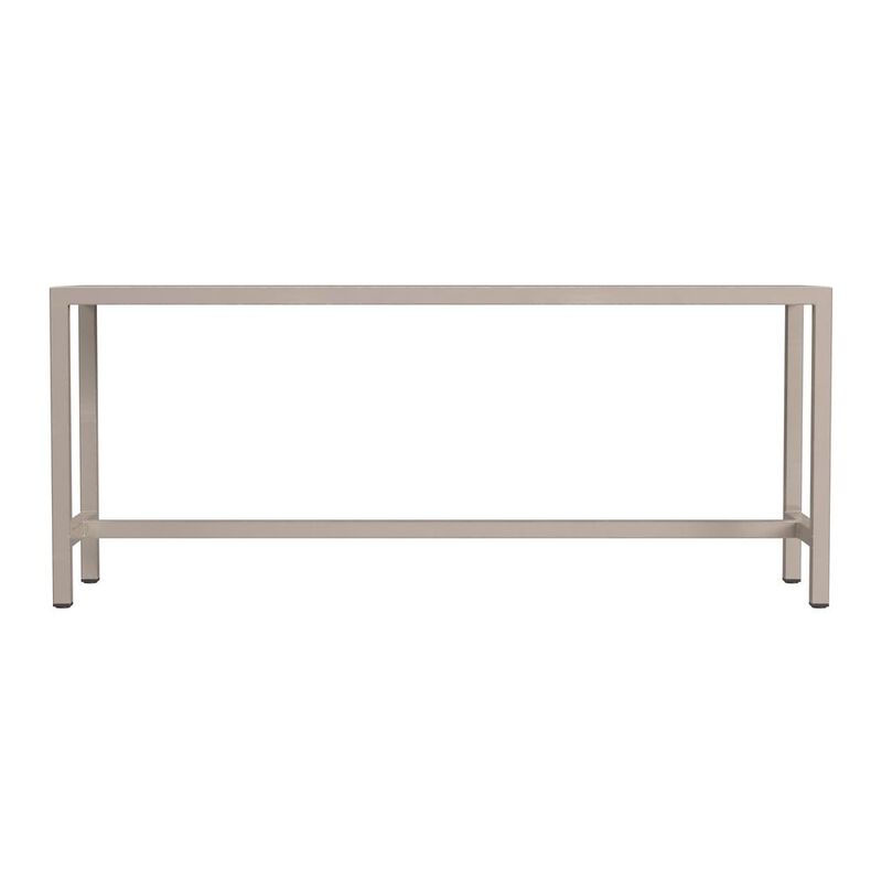 Butler Specialty Tribeca Iron 43.5"W Bench, Silver image number 3