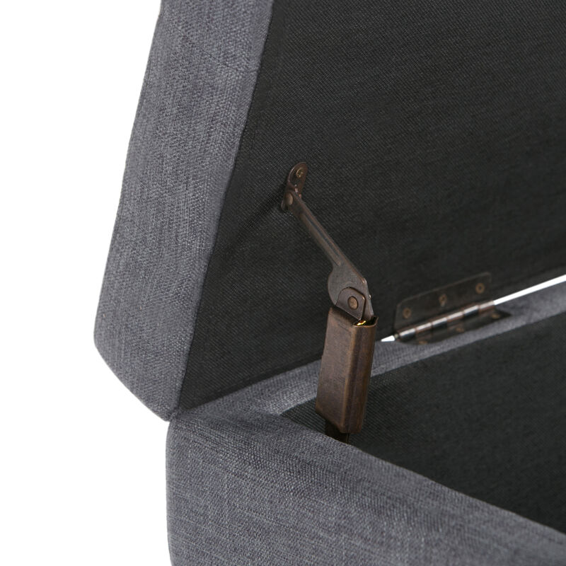 Simpli Home Castleford Storage Ottoman image number 5