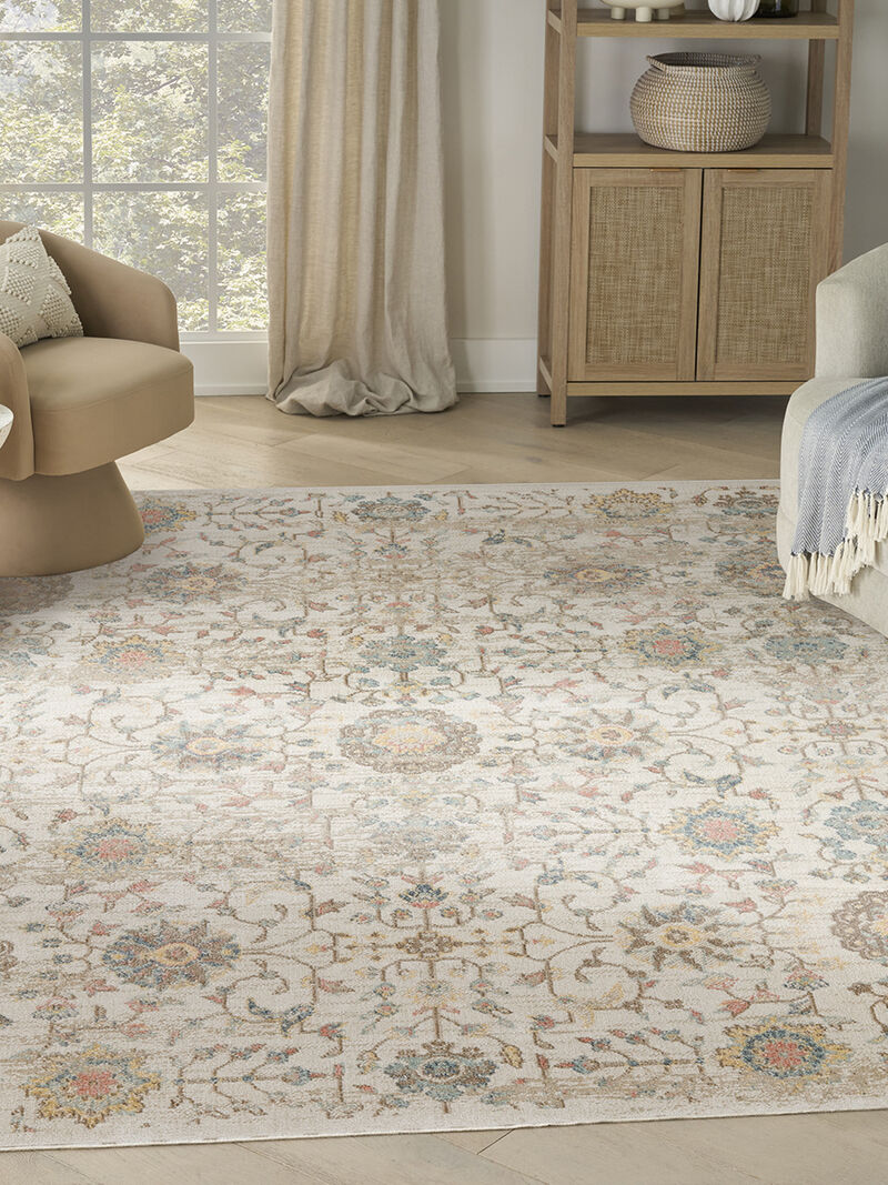 Washable Decor WSD14 Beige 9' x 12' Rug