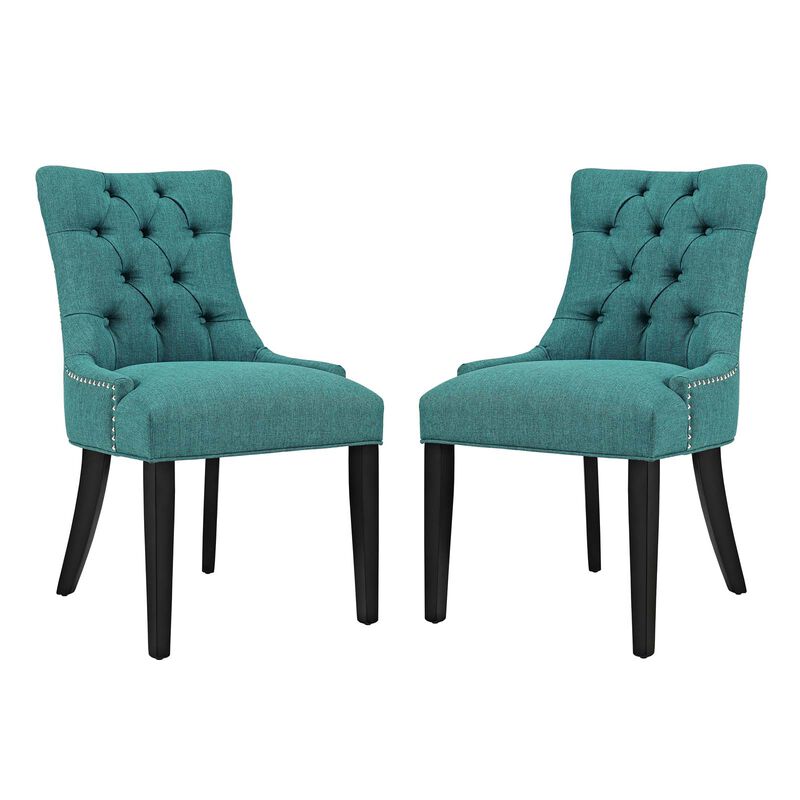 Regent Dining Side Chair Fabric Set of 2 image number 0