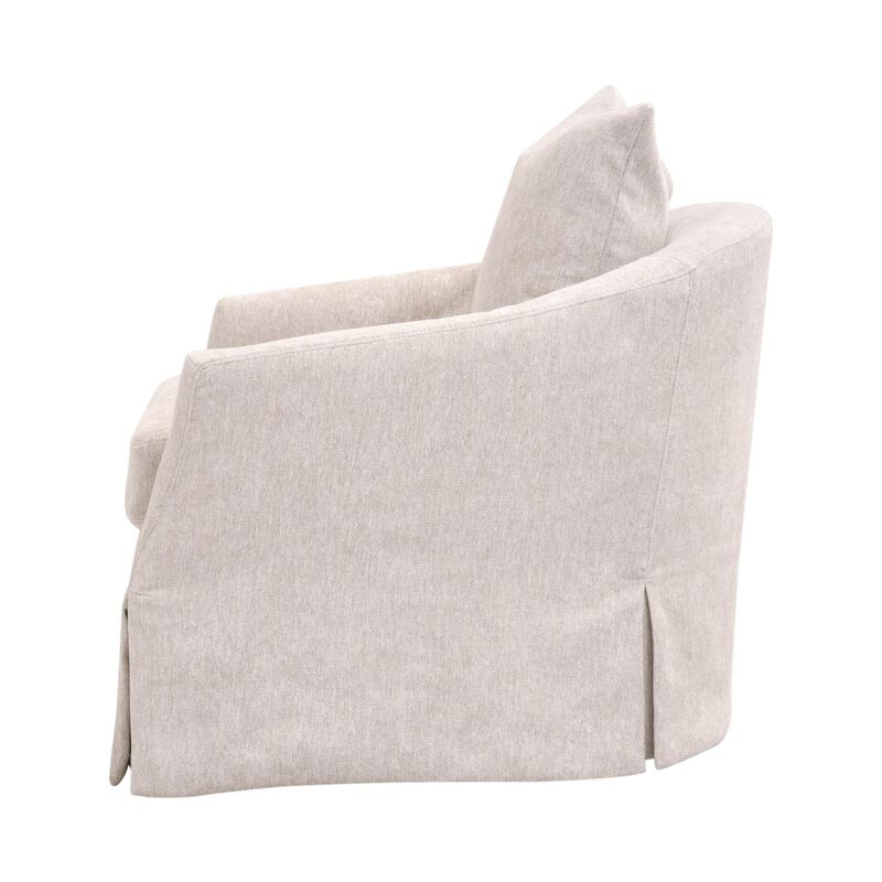 Faye Slipcover Swivel Club Chair image number 2