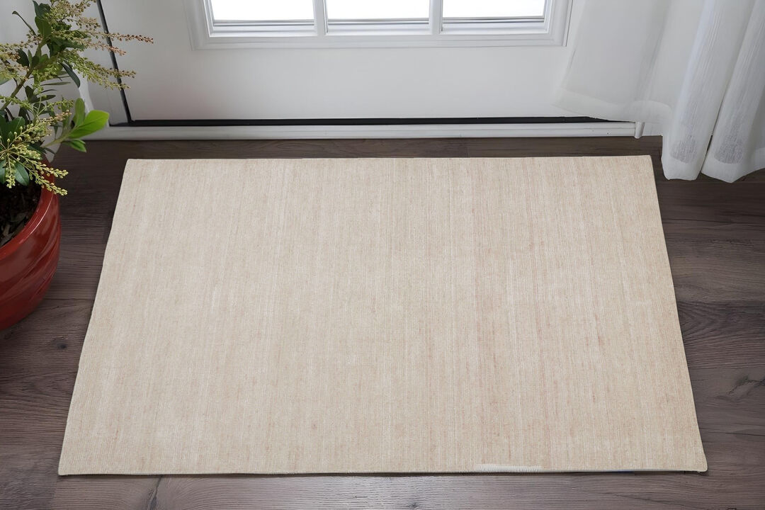 HomeRoots Abstract Hand Woven Area Rug