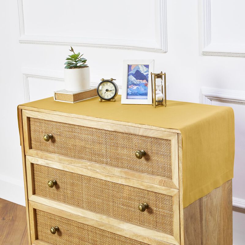 Solino Home 100% Pure Linen Table Runner - Fete