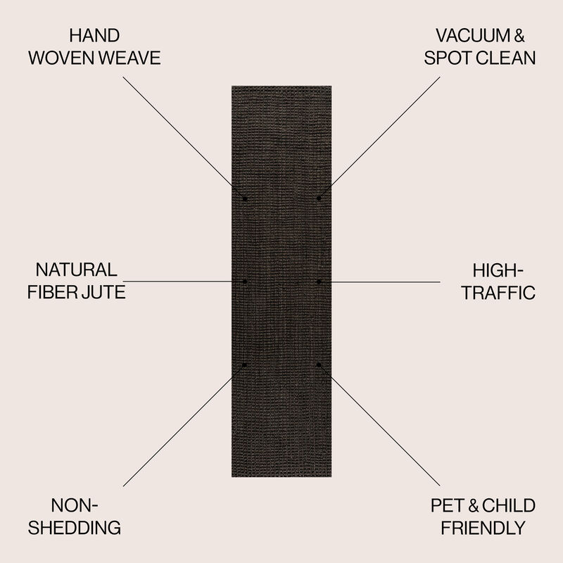 Pata Hand Woven Chunky Jute Area Rug