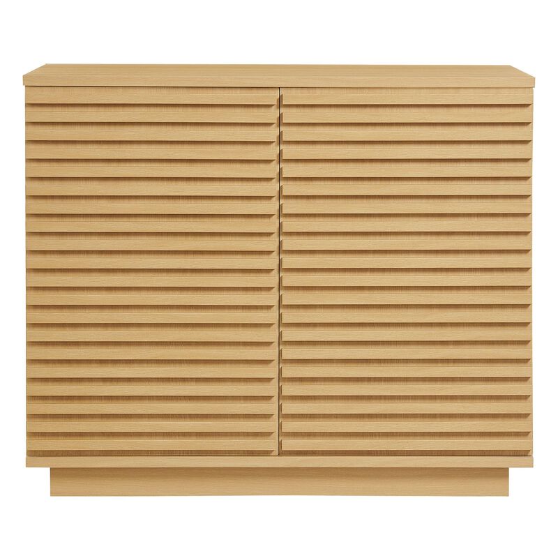 Render 35" Fluted Accent Cabinet in Walnut image number 6