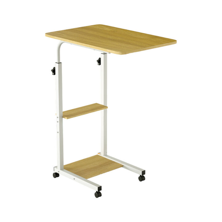 Adjustable C-Shaped Laptop and Side Table for Living Room